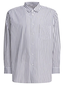 Comme Des GarÇOns Forever Striped Cotton Shirt