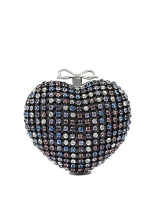Heart Clutch With Crystals