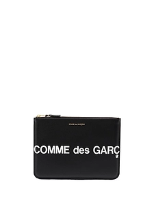Logo Leather Pouch