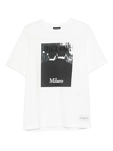 Emporio Armani Capsule Pre Printed Cotton T-Shirt