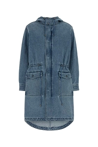 Michael By Michael Kors Denim Parka