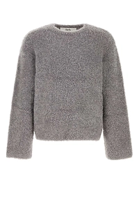 Sefr Grey Stretch Mohair Blend Jermaine Sweater