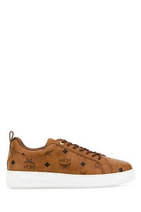 Mcm Printed Canvas Sneakers