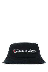 Champion Black Cotton Bucket Hat