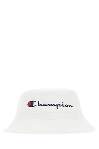 Champion White Cotton Bucket Hat
