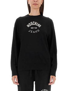 Moschino Jeans Jersey With Logo
