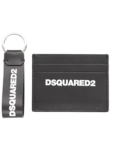 Dsquared Card Holder And Keychain Gift Set