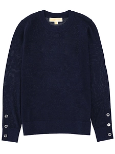 Michael By Michael Kors Wool Jersey Sweater