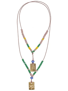 Dsquared Necklace With Logo Plaques