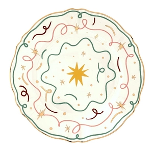 Bitossi Home Round Tray Cm.32,5 Star