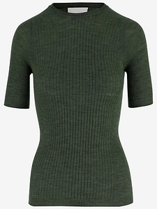 Sa Su Phi Cashmere Blend Ribbed T Shirt