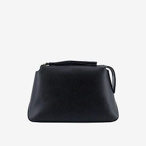Pinko Leather Beauty Case With Logo