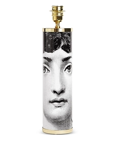 Fornasetti Cylinder Body Face Print Lamp Base