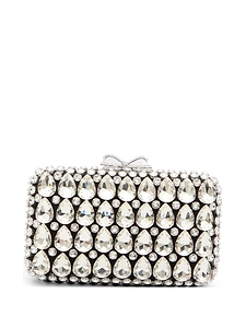 Self Portrait Crystal Embellished Clutch