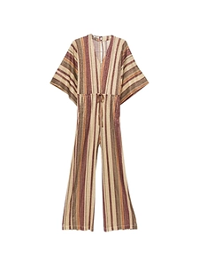 Striped Long Jumpsuit