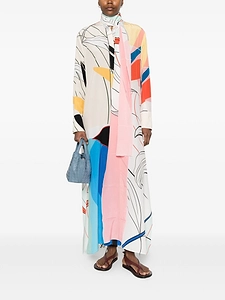Printed Silk Dress