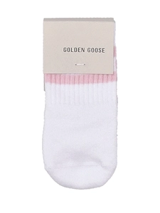 Golden Goose Baby's Socks High Rib/ Logo Stripes/ Stars Under Foot
