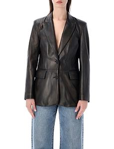 Sword 6.6.44 Leather Blazer