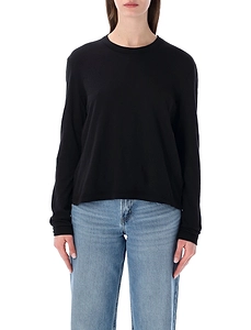 James Perse Crepe Jersey Long Sleeve Tee