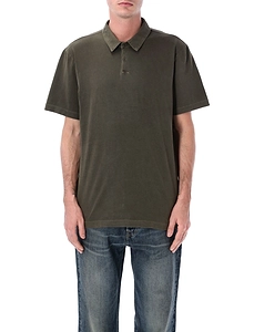 James Perse Brushed Cotton Polo