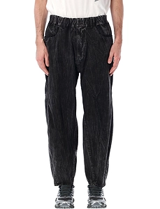 And Wander Textured Trousers Black