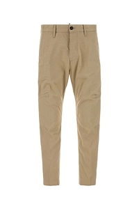 Dsquared Beige Stretch Cotton Chino Pant