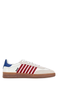 Dsquared White Leather Boxer Sneakers