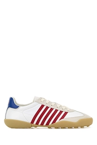 Dsquared White Leather Dsquared2 Soccer Sneakers