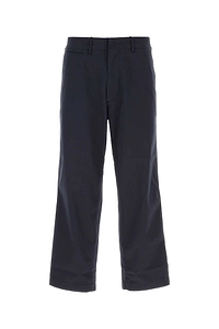 Nanamica Navy Blue Cotton Blend Pant