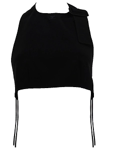 Courreges Cropped Top With Open Back