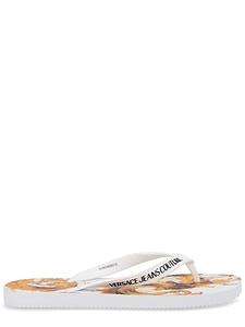 Versace Jeans Couture Thong Sandal With Logo