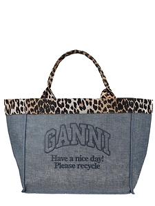 Ganni Tote Bag With Logo