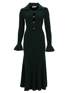 Self Portrait Midi Dress With Cut Out