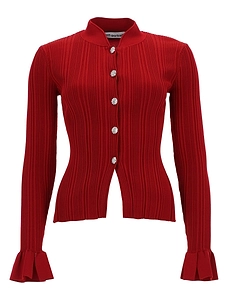 Self Portrait Cardigan With Jewel Buttons