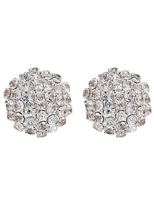 Self Portrait Crystal Flower Earrings