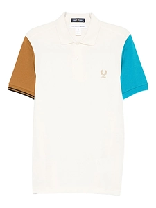 Color-Block Short Sleeve Polo Shirt