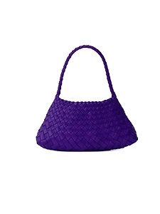 Rosanna Woven Leather Baguette Bag