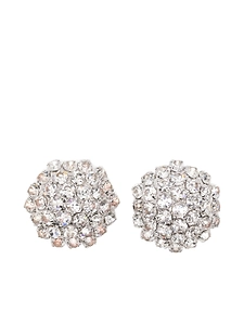 Self Portrait Crystal Flower Earrings