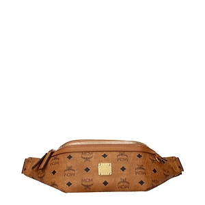 Mcm Brown/Cognac Fabric Backpacks And Messenger Bags