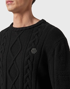 Philipp Plein Black Sweater