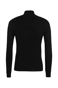 Ermanno Black Turtleneck Sweater