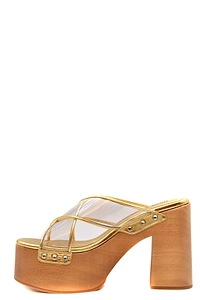 Haus Of Honey Sandals Gold