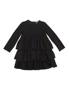 Magil Punto Milano Dress With Ruffles
