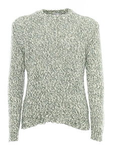 Girocollo Over Con Lavorazione Filato Macro Tweed