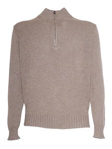 Phi Fdl Mezza Zip Ml Lana Cashmere
