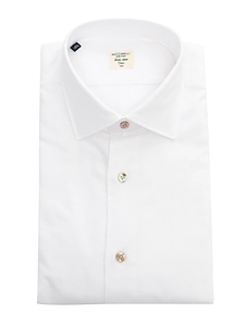 Mazzarelli Camicie Celeste Bianco Slim Fit Shirt