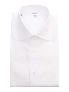 Mazzarelli Camicie Cotton Shirt White Slim Fit