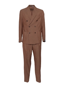 Breras Double-Breasted Suit With Patch Pocket
