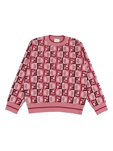 Fendi Jr Girocollo Ff Dama Knitwe