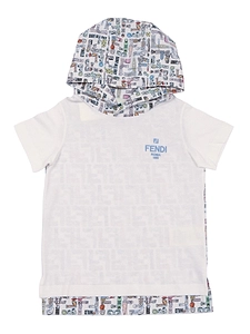 Fendi Jr T Shirt Popeline Ff An